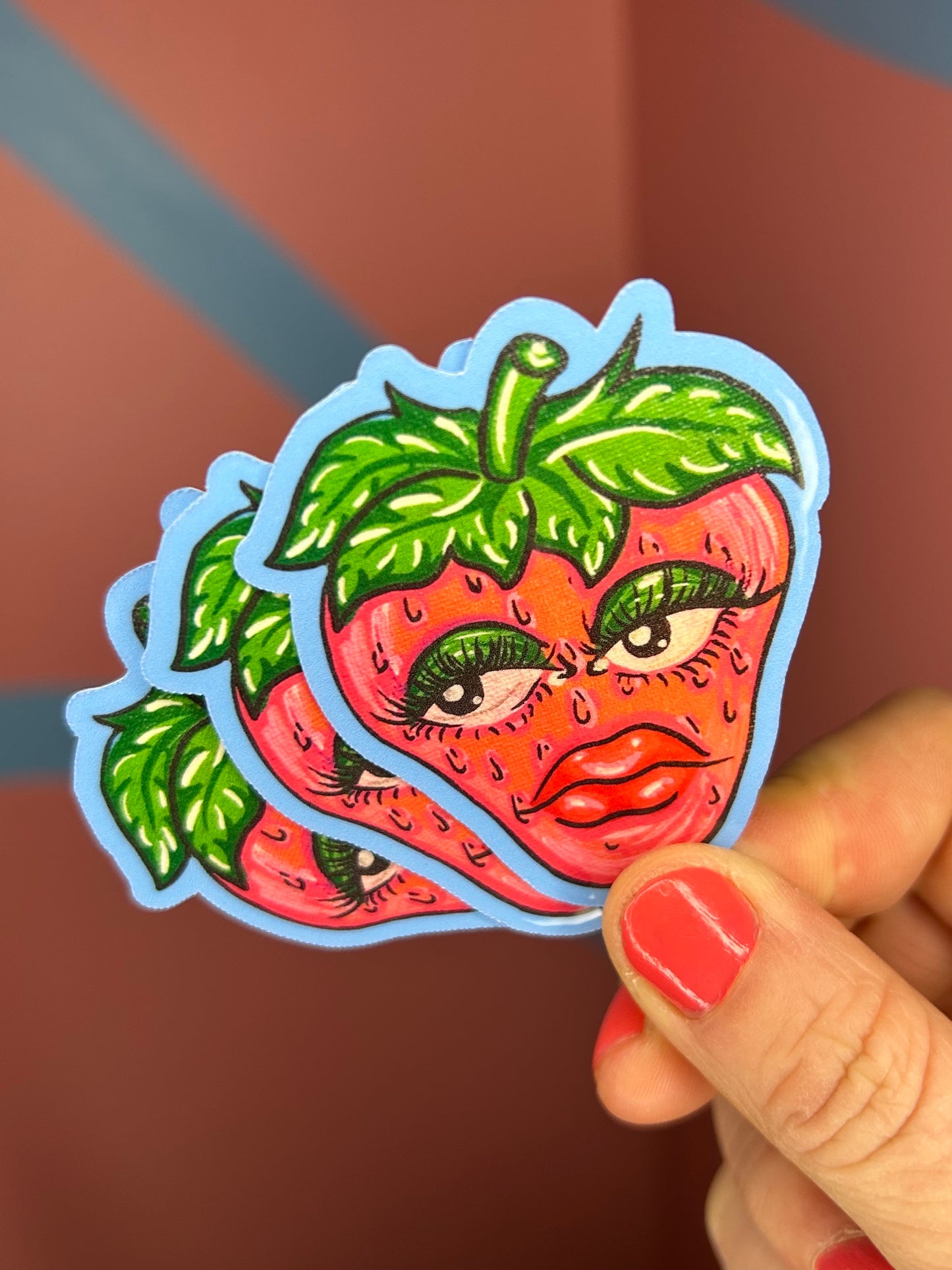 Sassy Strawberry Sticker