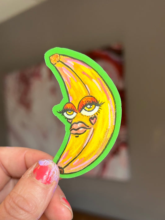 Bratty Banana Sticker